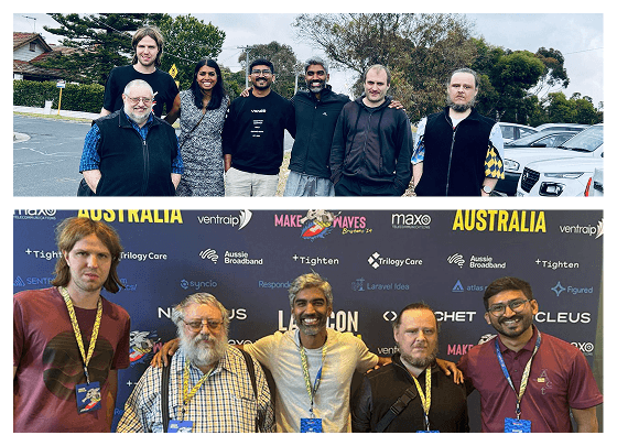 Infynno founders and clients at events and meetups