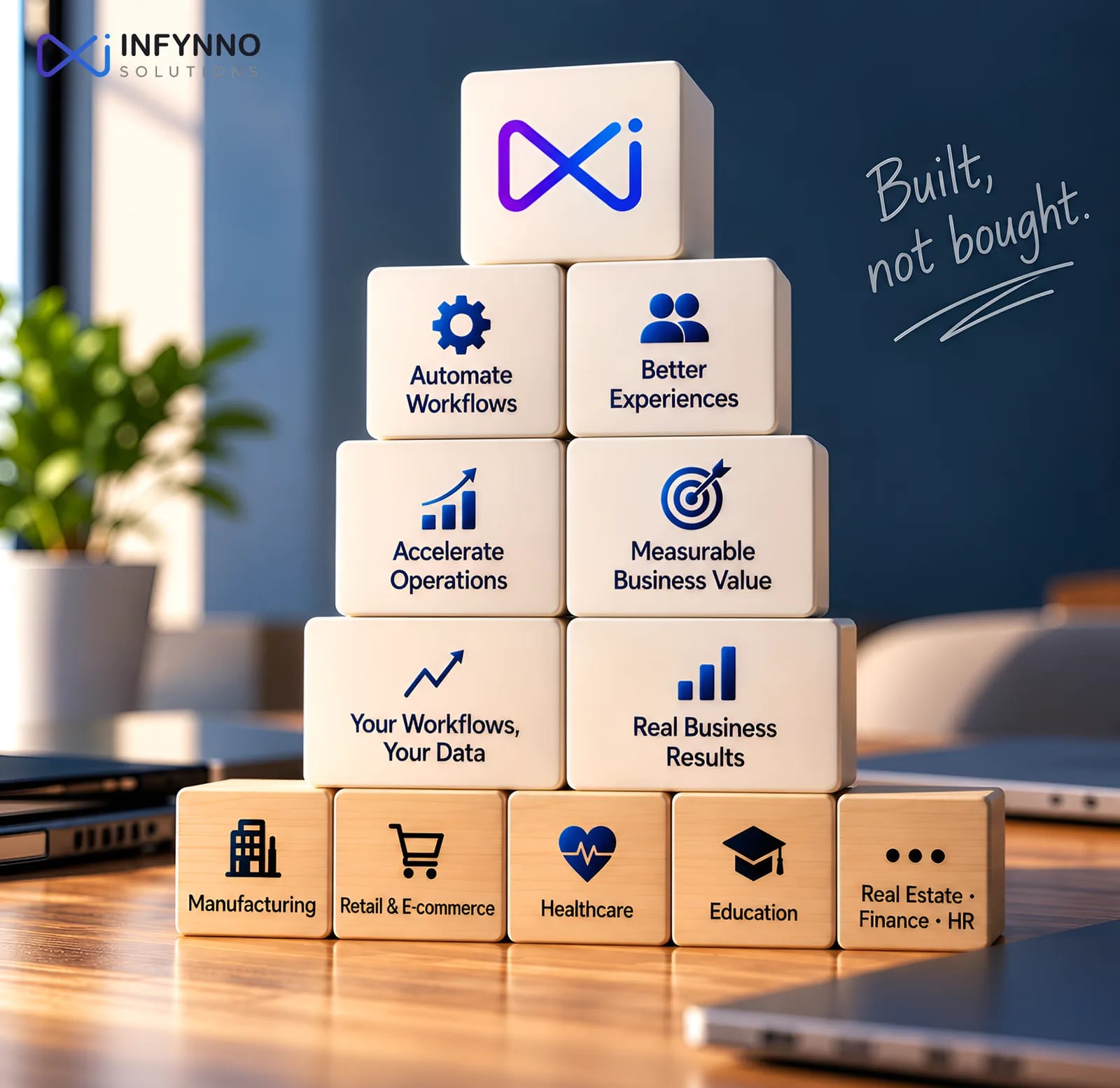 Infynno AI solutions built for your workflows, your data and real business results