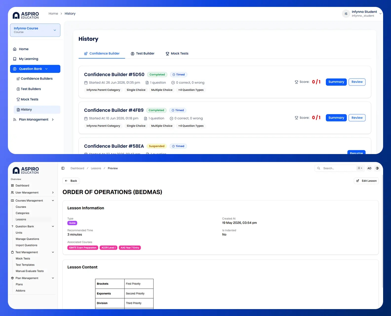 Student Progress Insights
