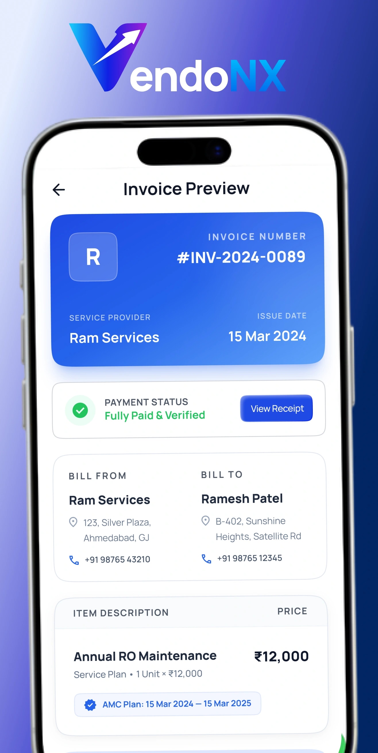 Service Business Dashboard