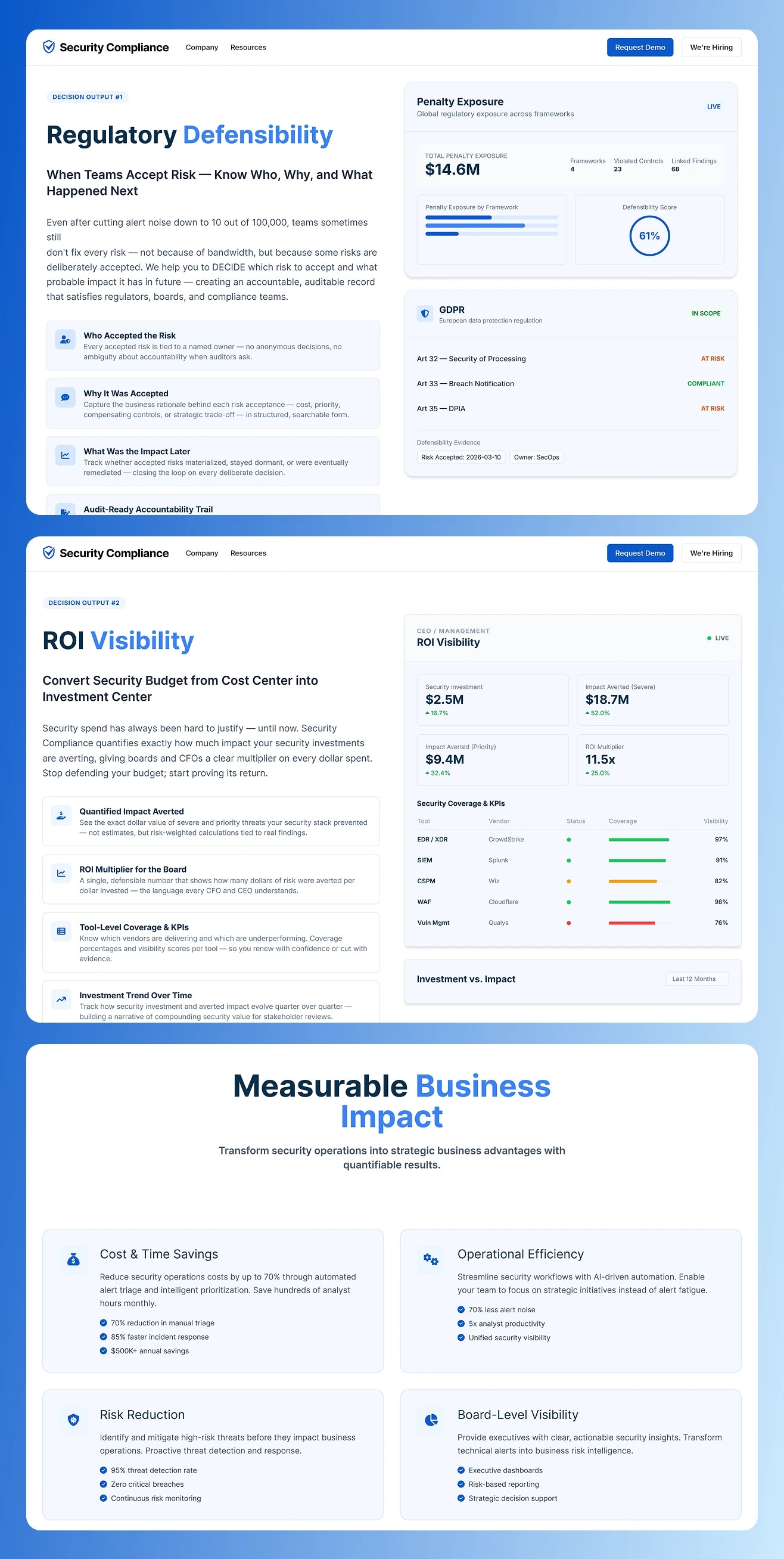 Decision Outputs on Mobile