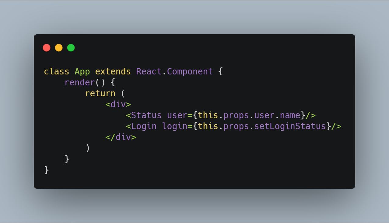 how Redux can improve the component.
