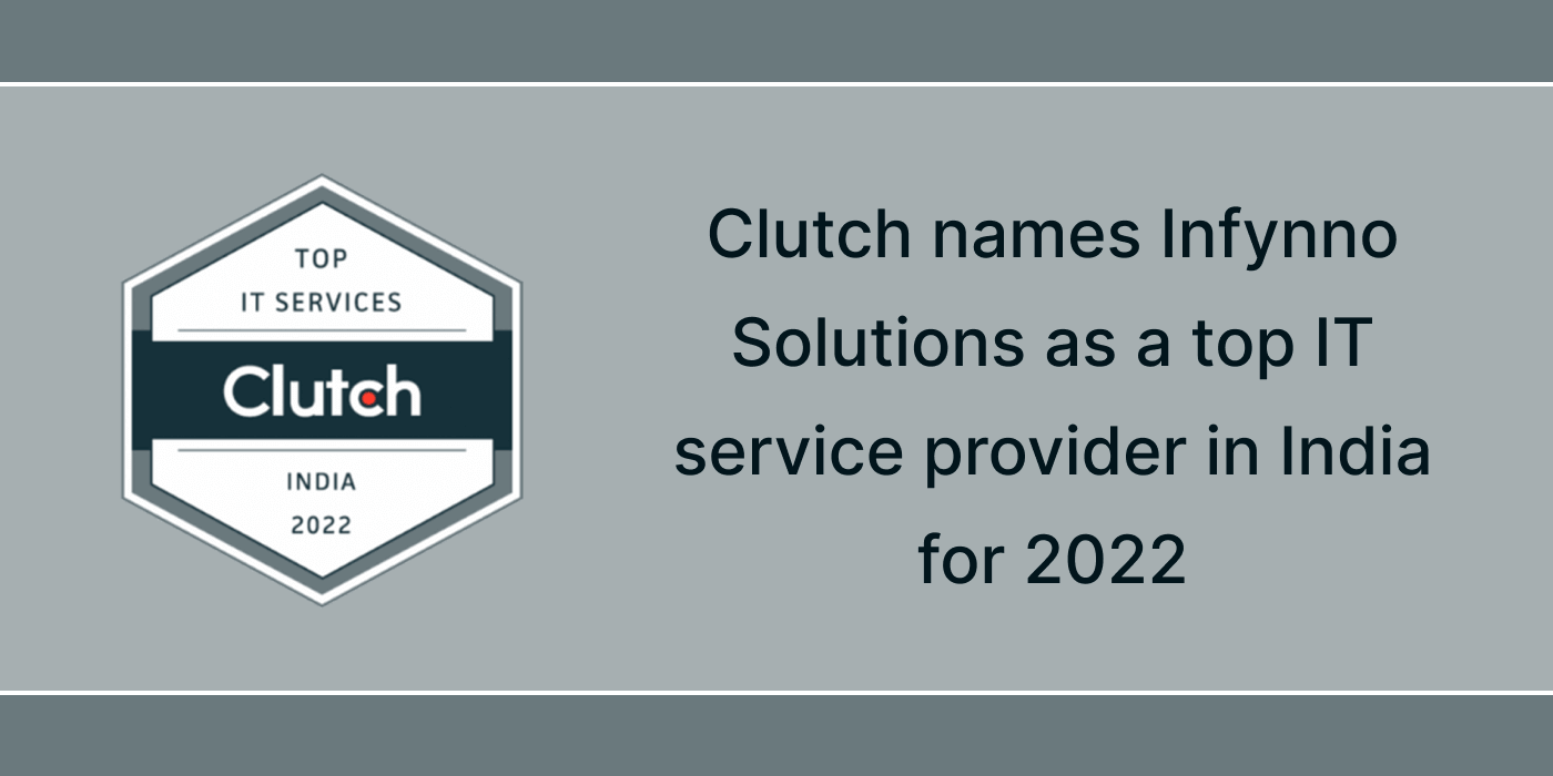 clutch names infynno solutions as top it service provider in india for 2022